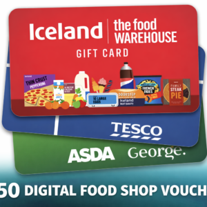 🎉 WIN a £50 Digital Food Shop Voucher – Your Choice!